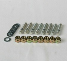 CVH Exhaust Manifold Studs & Aerotight Nuts, Zinc Plated, Escort Fiesta RS Turbo