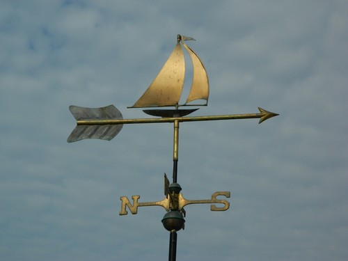 Medium copper sailboat - medium,