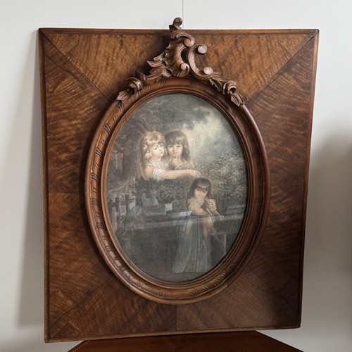 Antique group portrait print - portrait,