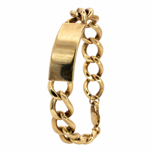 Gold bracelet 9ct yellow - id,