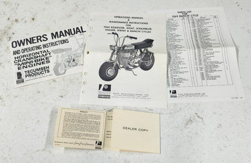 1969 rupp mini bike - 1969, roadster