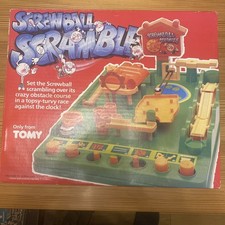 1980 Tomy Screwball Scramble Game - Vintage - With Ball & Instructions