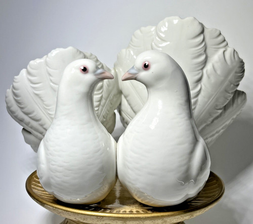 Lladro lovebirds white - lladro,