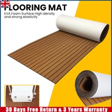 Marine Flooring Faux Teak Foam EVA Boat Yacht Decking Sheet Carpet Mat 240x90cm