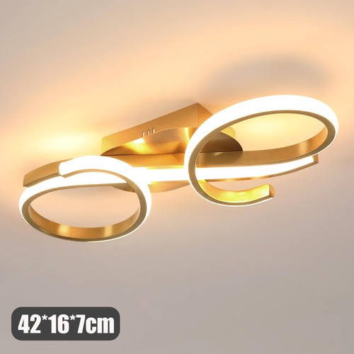 Gold creative led ceiling - gold,