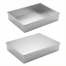 Single Rectangle Cake Tins In