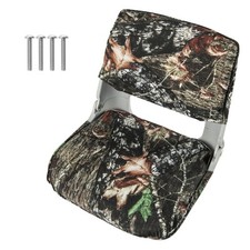 Folding Fishing Boat Seat Marine Sitting Chair Low Back Padded Boat Seat