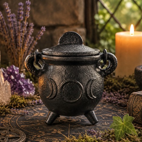 Cast iron cauldron triple - iron,