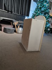 Wooden wedding post box for