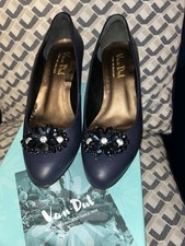 Navy Blue Van Dal Court Shoes Size 6