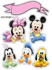 Mickey and Minnie Mouse Disney edible cake topper print