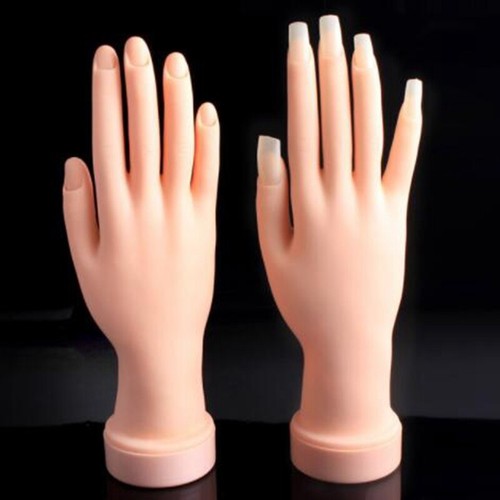 Acrylic practice nail art - nail,