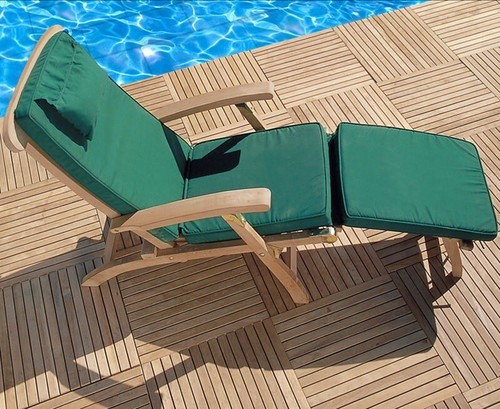 Teak steamer chairs - teak,