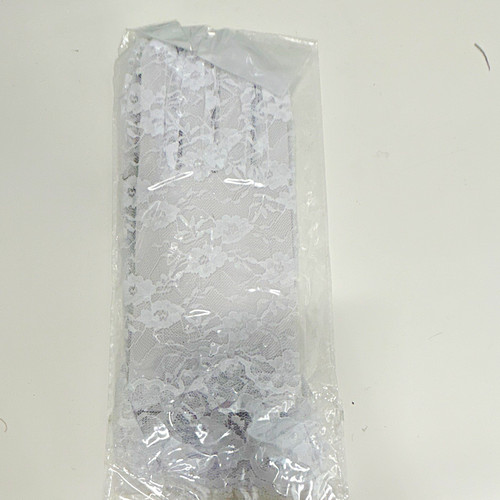 White lace elbow length - white, elbow-length