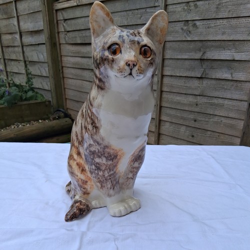 Signed winstanley pottery - pottery, cat