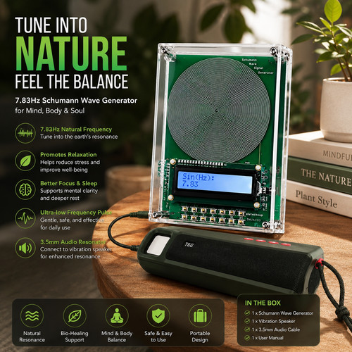 Portable 83hz schumann - portable, 7.83hz