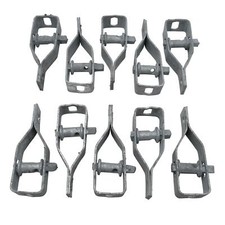 Galvanised Tensioning Wire Fence Strainers X10 (Heavy Duty In-Line Tightening)