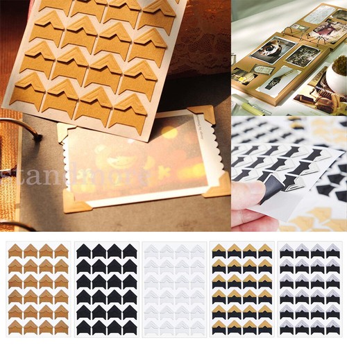 120 self adhesive photo corner - self-adhesive,
