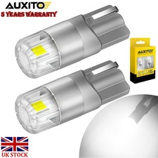 2x White LED Error Free Canbus Sidelight SMD 501 W5W Bulbs Lights For Altea 5P1