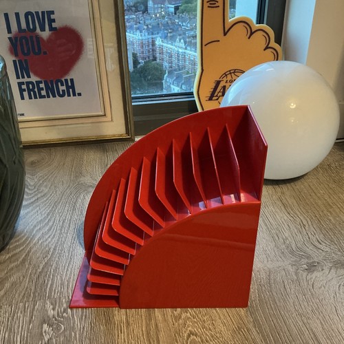 Vintage cassette storage red - cassette, storage,
