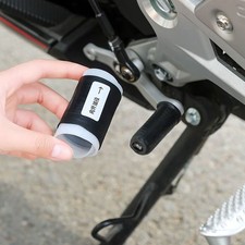 2Pcs Motorcycle Parts Gear Shifter Lever Shift Pedal Kick Foot Pad Rubber Cover