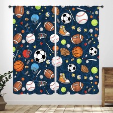 Boys Sports Curtains for