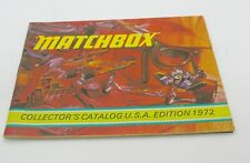 37878 MATCHBOX / CATALOGUE U.S.A EDITION 1972