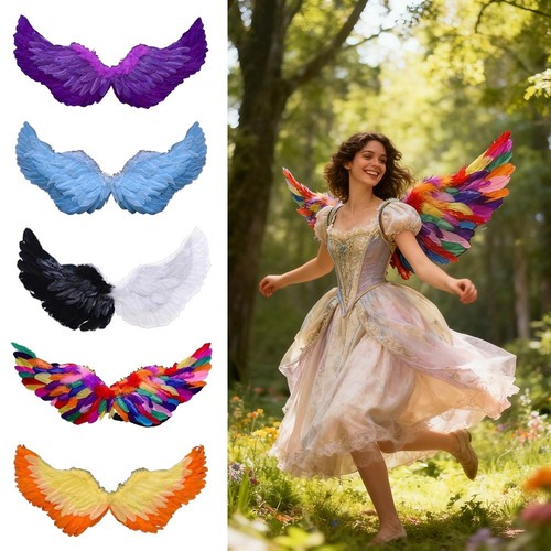 Dress fairy wings elastic - dress,