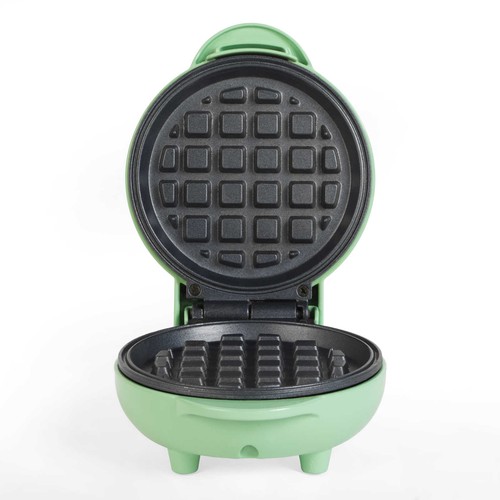 Mini waffle maker round - waffle,