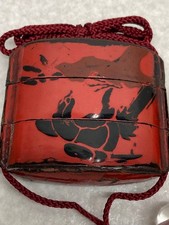 Lacquered Inro Netsuke Wooden
