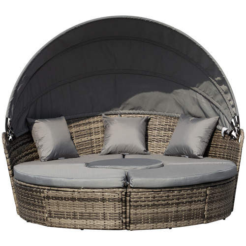 Piece rattan daybed - 5,