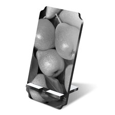 1x 5mm MDF Phone Stand BW - Pear Fruit Food Healthy Living #36455