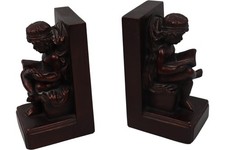 Cherub Reading Bookends Resin