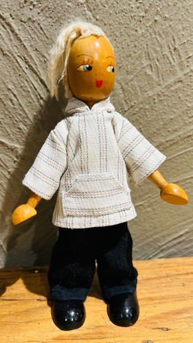 Vintage polish wooden - vintage, doll