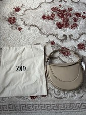 Zara beige flap crossbody