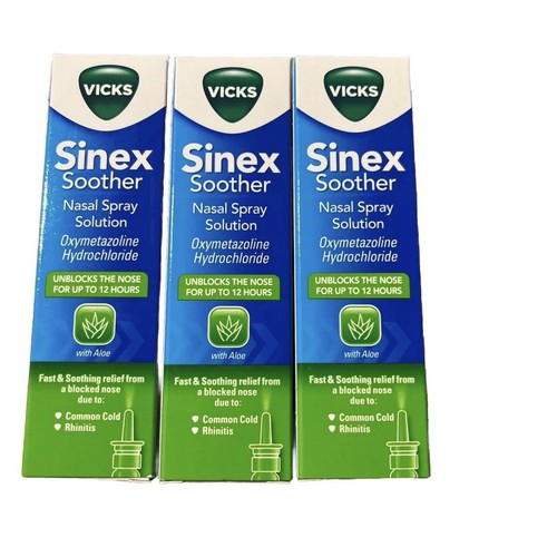 Vicks sinex soother nasal - x3,