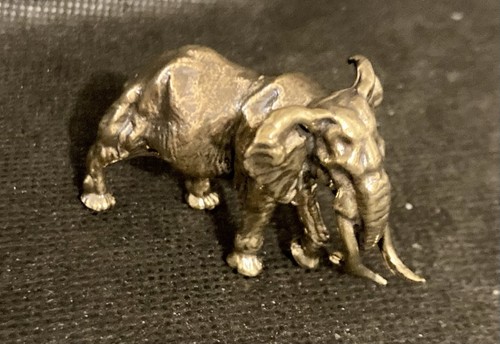 African elephant brass - elephant, 2"
