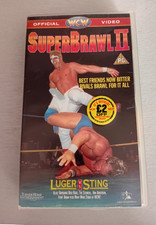 WCW Superbrawl II 1992 VHS Video Tape Wrestling Sting vs Luger