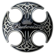 Budweiser Round Celtic Officially Licensed Belt Buckle in Presentation Box