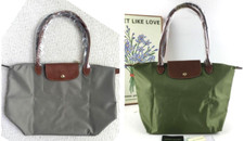 Longchamp Le Pliage Shoulder Bag Gray Green  L Size 2 Colors Outlet Products