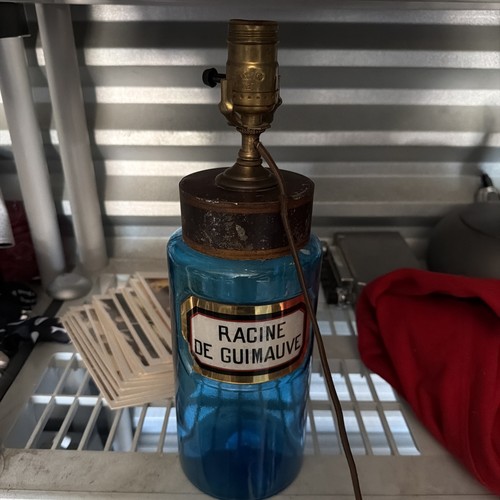 Vintage french apothecary jar - vintage,