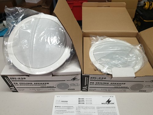 Pair monacor edl - of, 6"
