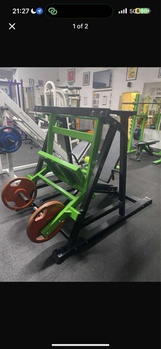 Horizontal plate loaded leg - plate,