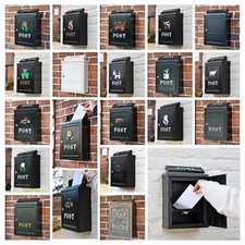 Wall mounted postboxes - mounted,