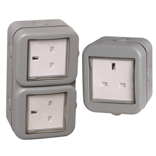 Weatherproof ip55 13amp - bg,