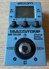 Zoom MS-70CDR in Box MultiStomp Guitar Chorus Delay Reverb Pedal Reverb Effects
