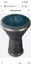 Alexandria Darbuka Egyptian Metal Hand Drum Tabla Doumbek With Bag