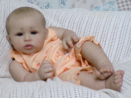 Reborn baby girl doll - doll, ~gannett