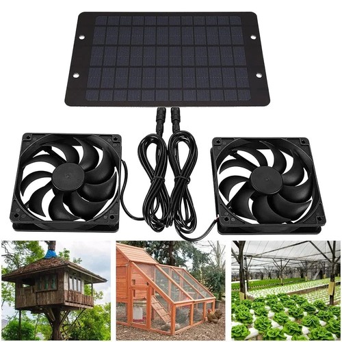 New solar powered fan - 12v, 10w