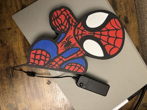 Spider man wall mounted light - mounted,